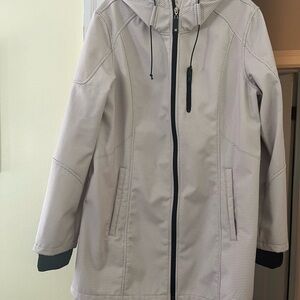 Women's Gray Hooded Jacket